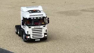 1/14 TAMIYA SCANIA R620 TEST RUN OUTDOOR