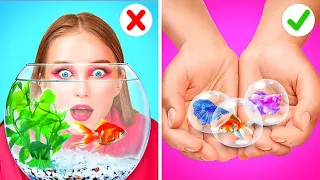 DIY Magic🌟 | Make Aquarium With Tape! Epoxy Resin and Silicone Hacks by 123GO! SCHOOL