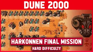 Dune 2000 - Harkonnen Final Mission (Bottom Map) - Hard Difficulty - 1080p