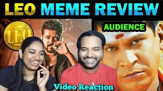 LEO - Meme Review Troll Video Reaction 🤣🤪🔥👍| Today Trending | Tamil Couple Reaction