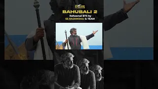 @ssrajamouli Rehearsal BTS shot with team for bahubali 2,  #prabhas #bahubhali #ssrajamouli