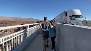 Mike O'Callaghan–Pat Tillman Memorial Bridge - Colorado River between of Arizona and Nevada