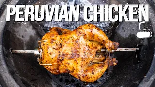 THE MOST INSANELY JUICY ROTISSERIE CHICKEN I'VE EVER MADE...OMG! | SAM THE COOKING GUY