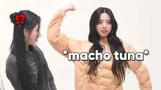 Itzy doing chaotic dares ft. ryujin & yuna fight