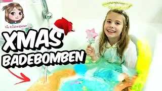 LUSH BADEBOMBEN CHALLENGE ZU WEIHNACHTEN 🎅🏼 Der Weihnachtsmann und ein Engel in der Badewanne