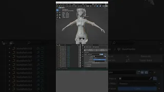 How to animate the clothes in Blender #shorts