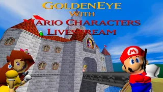 GoldenEye With Mario Characters - Full 00 Agent Playthrough Livestream