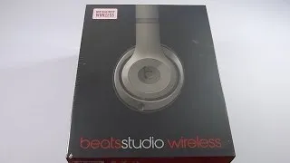 First Look: Beats Wireless Studio in Titanium Unboxing