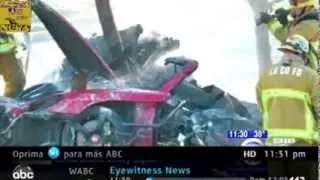 Paul Walker Dies car crash - Paul Porsche Car on fire caught on camera [RAW FOOTAGE 2013]