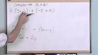 Complex Numbers in Pre-Calculus