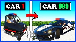 POLICEJNÍ MÓD, ALE POKAŽDÉM ZATČENÍ SE MI VYLEPŠÍ AUTO! (GTA 5 Módy)