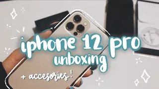 iphone 12 pro unboxing ✰ plus accesories!