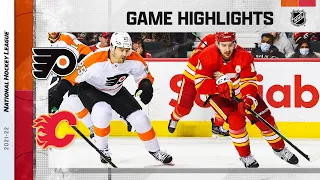 Flyers @ Flames 10/30/21 | NHL Highlights