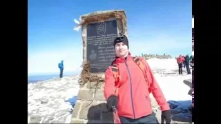 Perć Akademików, własny szlak, Babia Góra 1725 m.n.p.m. 02.04.2016 r.