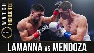 Lamanna vs Mendoza HIGHLIGHTS: August 29, 2020 | PBC on FS1