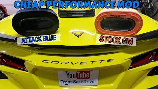 The Perfect CHEAP Performance Mod For Your C8 Corvette!!