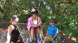 Meeting Mulan in Epcot!