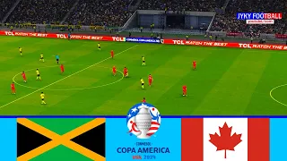 PES - Jamaica vs Canada Copa America 2024 - Full Match All Goals - eFootball Gameplay PC - HD