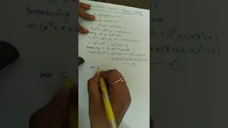 Ferrari Method to solve Biquadratic Equation