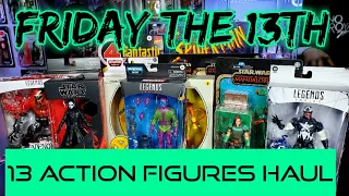 Star Wars Black Series & Marvel Legends Friday the 13th Haul of 13 Action Figures!