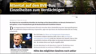 Terror Anschlag!BVB Bus- Terror Attentäter ist Deutscher und AfD-Mitglied!!! Sein Motiv Geldgier!