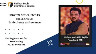 HOW TO GET CLIENTS AS A FREELANCER | The Secret Method of Getting Paying Clients by Abid