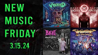 New Music Friday - New Rock and Metal Releases 3-15-24