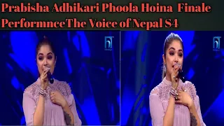 Prabisha Adhikari "Phoola Hoina & Jindagi Nai Bhandina" | Finale Performance | The Voice of Nepal S4