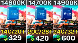 Coe i5 14600k vs i7 14700k vs i9 14900k | Intel 14th Gen Becnhmark Test