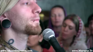 Madhav Prabhu Singing Hare Krishna Mahamantra Mayapur Kirtan Mela 2015 Day 2