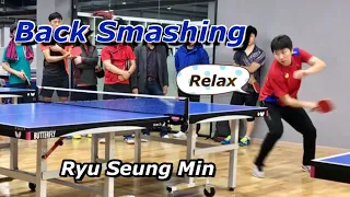 [Eng] Back Smashing errors? Check your body tension _ Ryu Seung Min