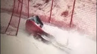 Elisabeth REISINGER - CRASH - Downhill - Crans Montana 2020