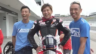 青木拓磨、バイクで鈴鹿疾走