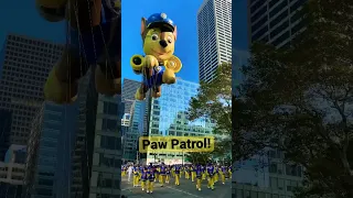 Paw Patrol in Macy’s Thanksgiving Day Parade!