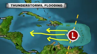 Strong Tropical Wave Approaches the Caribbean