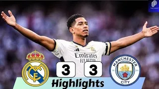  Real Madrid vs Manchester City 3-3 Highlights & All Goals 2024 HD