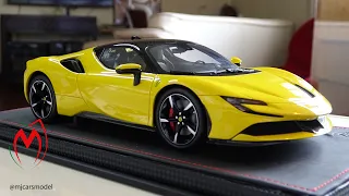 Unboxing & Review // Ferrari SF90 Stradale made by BBR in 1/18 scale.