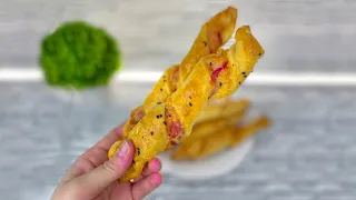 🥓+🧀 Готовлю их в ДВОЙНОМ объеме! СЫРНЫЕ палочки с БЕКОНОМ- Я - ТОРТодел!