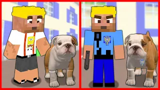 ARDA'NIN BEBEĞİ EFEKAN VE KÖPEĞİ POLİS OLDU! 👮 - Minecraft ZENGİN FAKİR HAYATI