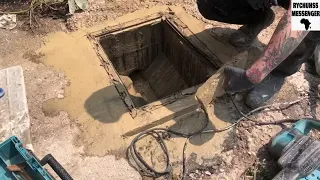 Replacing Manhole Cover 🕳️🕳️🕳️🕳️🕳️🕳️