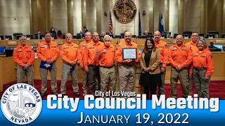 Las Vegas City Council Meeting 1-19-22