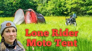 Trying the Lone Rider Moto Tent - The Viral tent with a garage!