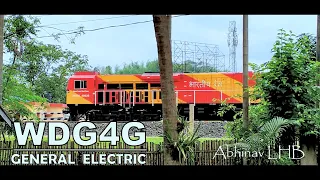 WDG4G - Indian GeVo Locomotive in 8th Notch | Great CHUGGING sound by GE's Evolution Series ES43ACmi