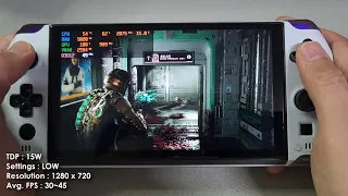 GPD WIN 4 (Ryzen 6800U) Game test - Dead Space (2023)