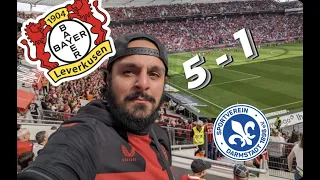 Bayer 04 Leverkusen Vs Sv Darmstadt 98  #bundesliga #leverkusen #stadionvlog #svdarmstadt98