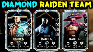 MK Mobile. Diamond Raiden Team is OP? Or Is It Trash? Who Is The Best Raiden?