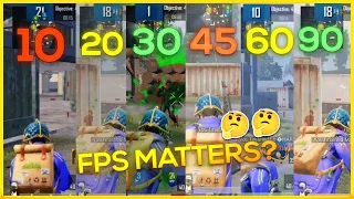 10 FPS vs 20 FPS vs 30 FPS vs 45 FPS vs 60 FPS vs 90 FPS  Challenge | FPS matters PUBG  or BGMI 2021