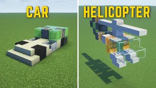 Minecraft | How to make working Vehicles