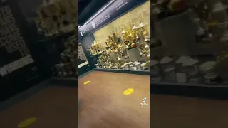 Manchester United’s MUSEUM- Trophy Room
