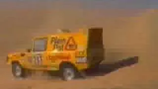 Porsche 959 at the 1986 Paris Dakar.